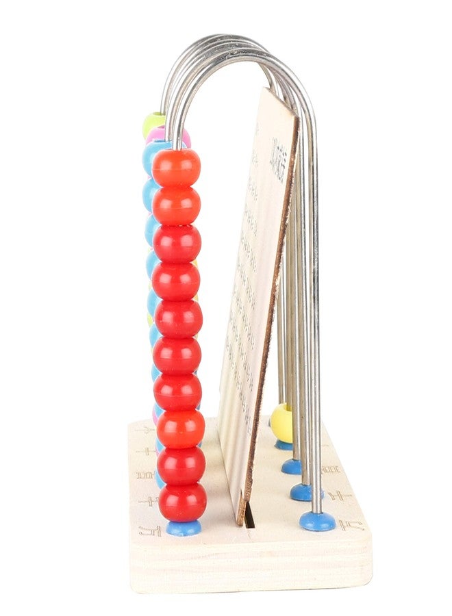 Sri Balajee Bangles Wooden Double-Sided Calculation Shelf Abacus with Counting Addition Subtraction Maths Toy, Above 3 Years (Multicolour) - Image 3